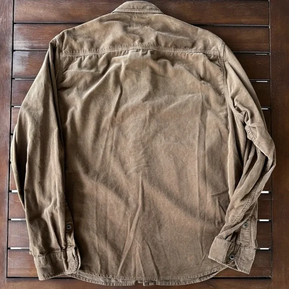 Lucky Brand Cole Hauser Corduroy Utility Shirt, size XL - Picture 5 of 5